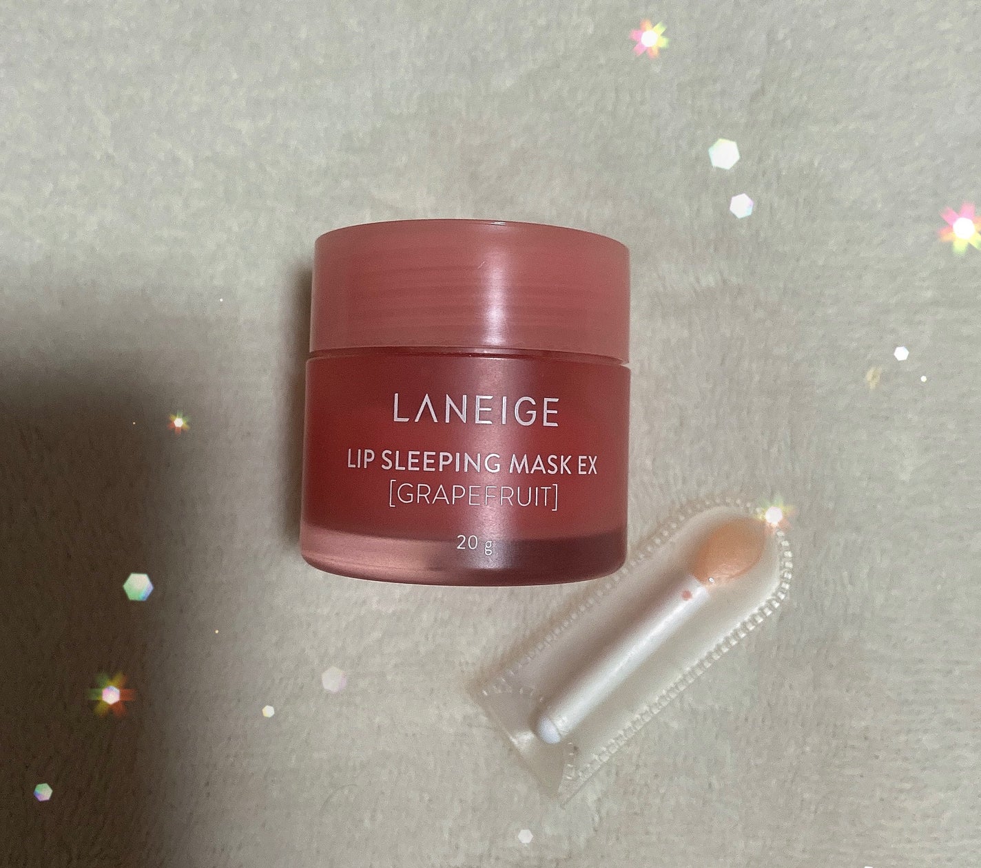 min on LIPS 「嬉しい韓国コスメに出会いました!🇰🇷LANEIGE20g唇のシ..」(1枚目)
