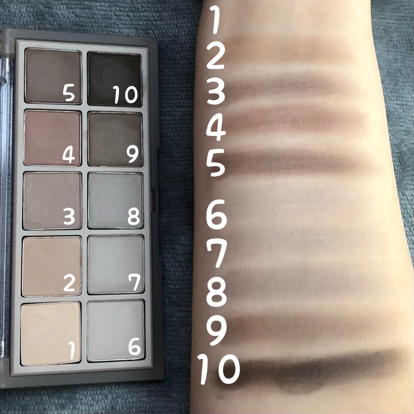 ベターザンパレット/rom&nd/アイシャドウパレットを使ったクチコミ(2枚目)