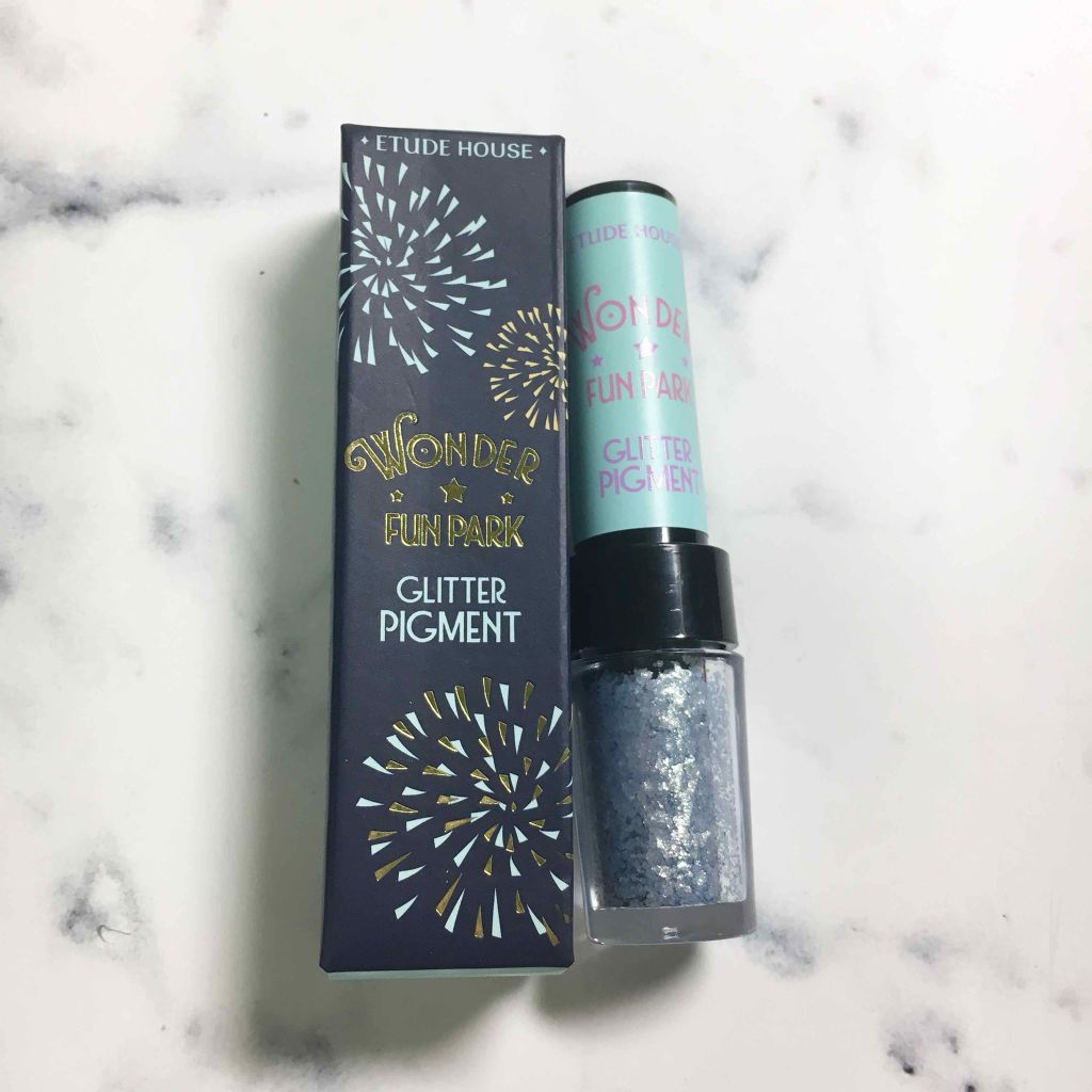 グリッターピグメント/ETUDE/グリッターを使ったクチコミ（1枚目）