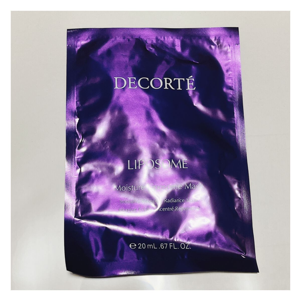 モイスチュア リポソーム マスク/DECORTÉ/シートマスク・パックを使ったクチコミ（1枚目）