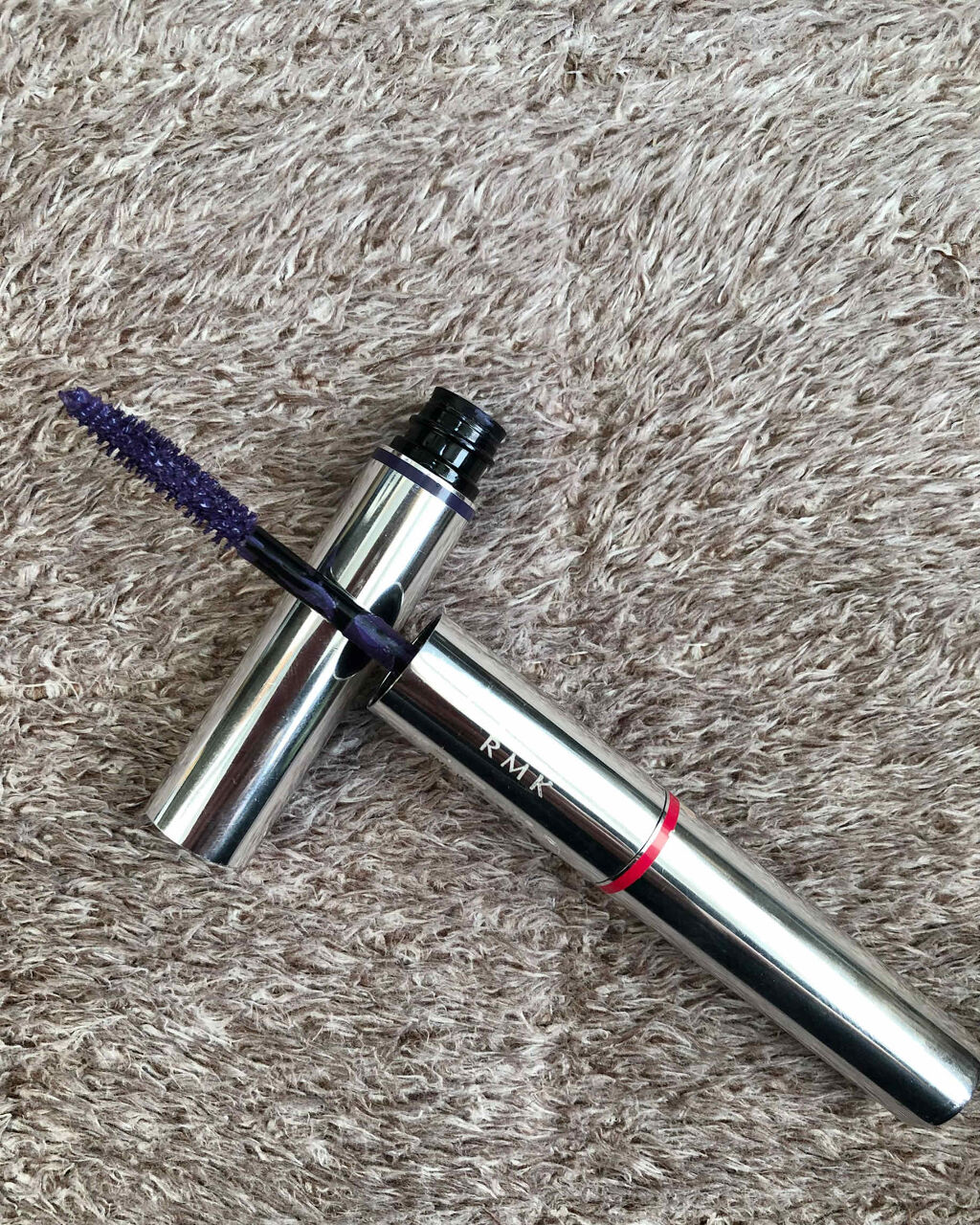 Wカラーマスカラ EX-01 パープルレッド/RMK/マスカラを使ったクチコミ（1枚目）