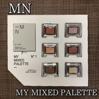 MY MIXED PALETTE 6色カスタムパレット 05 FLIP FLOP/MN/アイシャドウパレットを使ったクチコミ（1枚目）