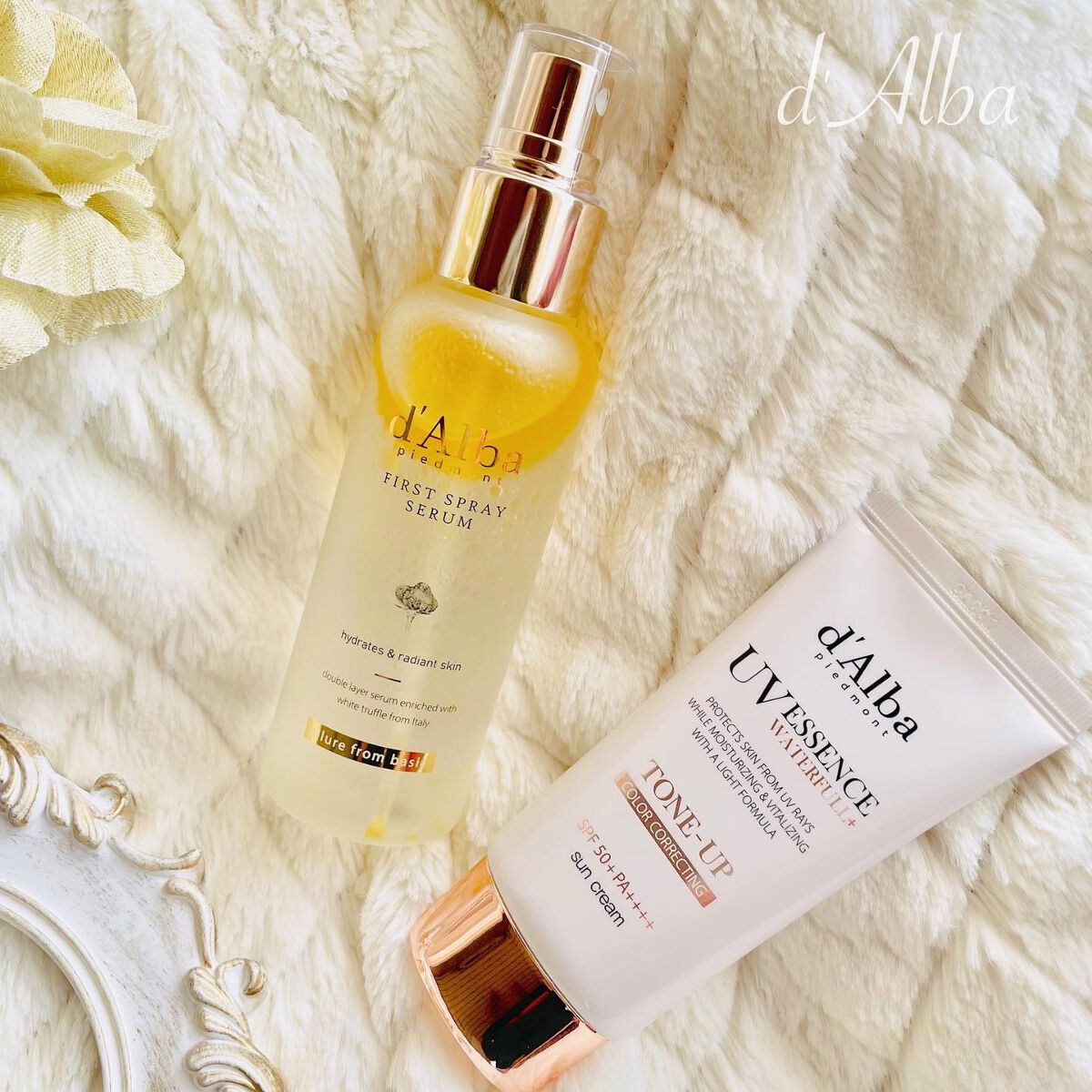 ダルバ ホワイトトリュフファーストスプレーセラム/ダルバ/ミスト状化粧水を使ったクチコミ(1枚目)