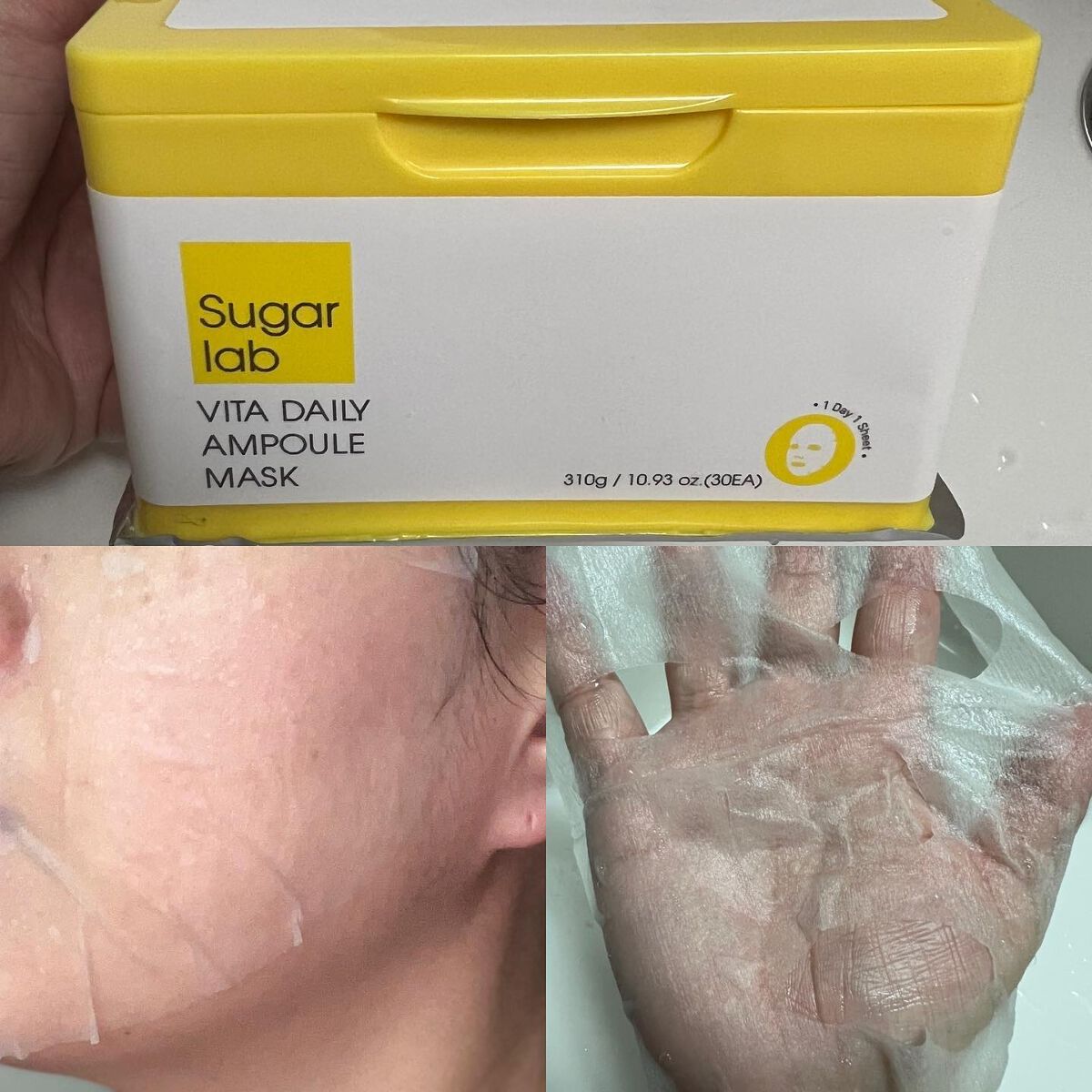 ウォーターモイスチャーアップパッド/Sugar Lab/トナーパッドを使ったクチコミ（3枚目）