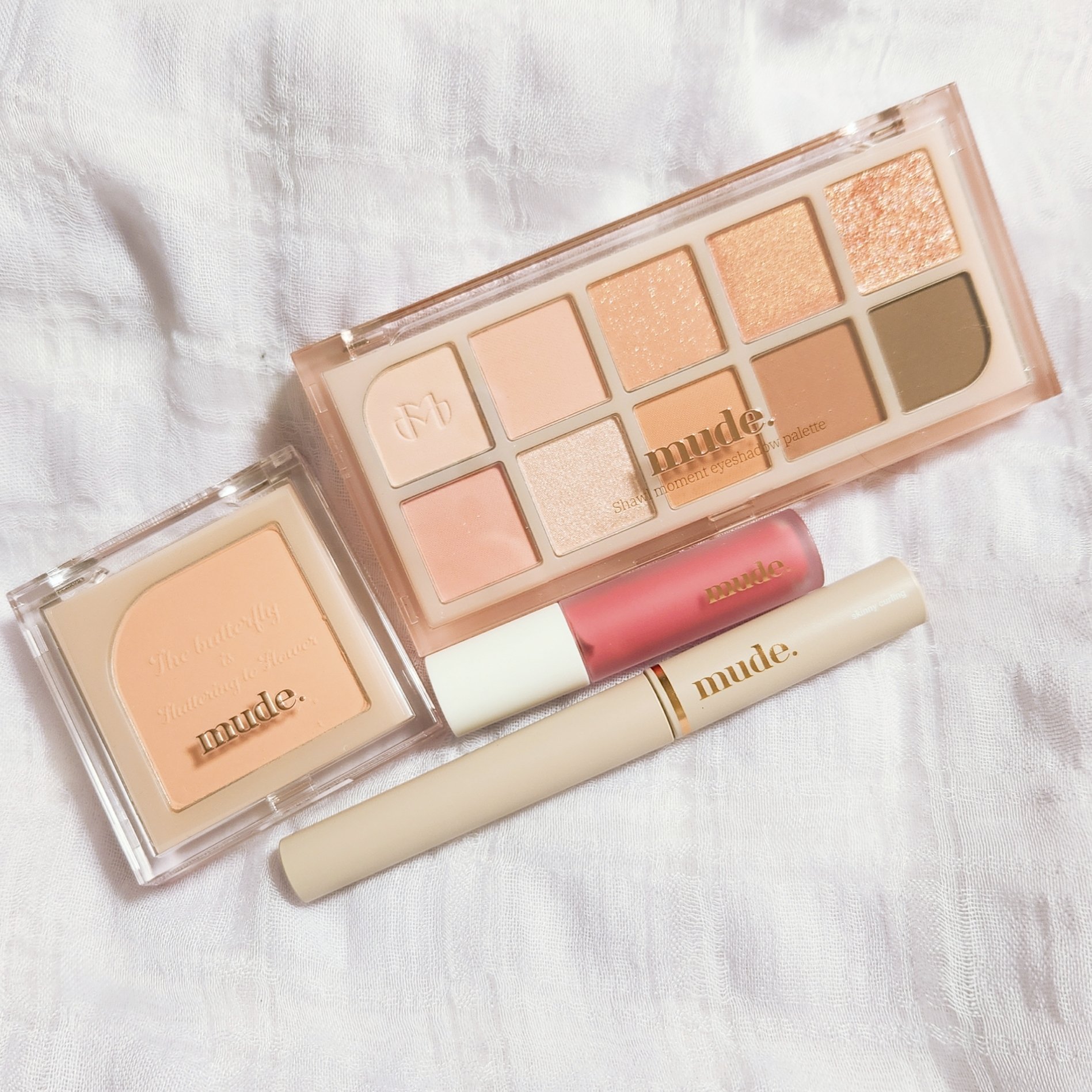 MDショールモーメント アイシャドウパレット/mude./アイシャドウパレットを使ったクチコミ（2枚目）