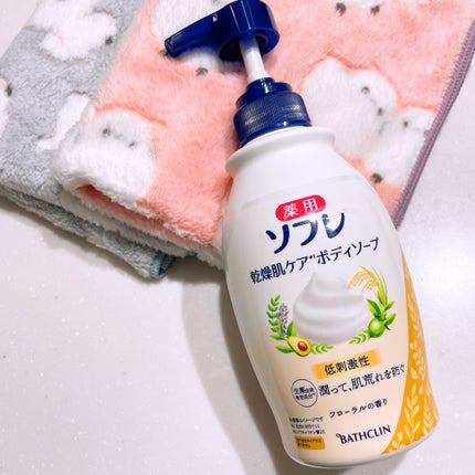 kono on LIPS 「【薬用ソフレ乾燥肌ケアボディソープ】乾燥などによる洗浄時の刺激..」(1枚目)
