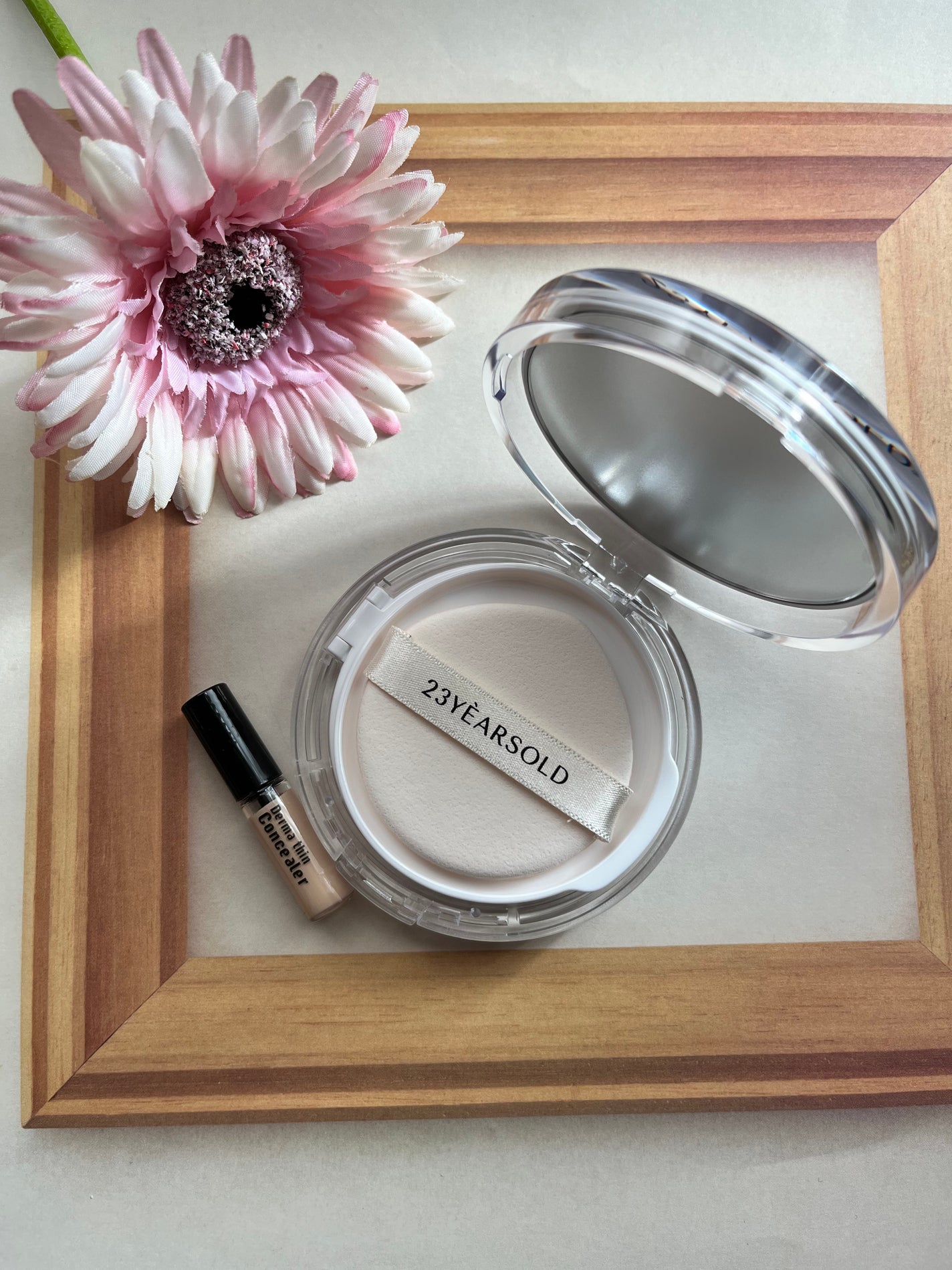 ハートリーフシーンカバークッション/23years old/クッションファンデーションを使ったクチコミ(3枚目)