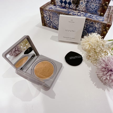 ブライトアップスキンファンデーション/UUUNI/クッションファンデーションを使ったクチコミ(3枚目)