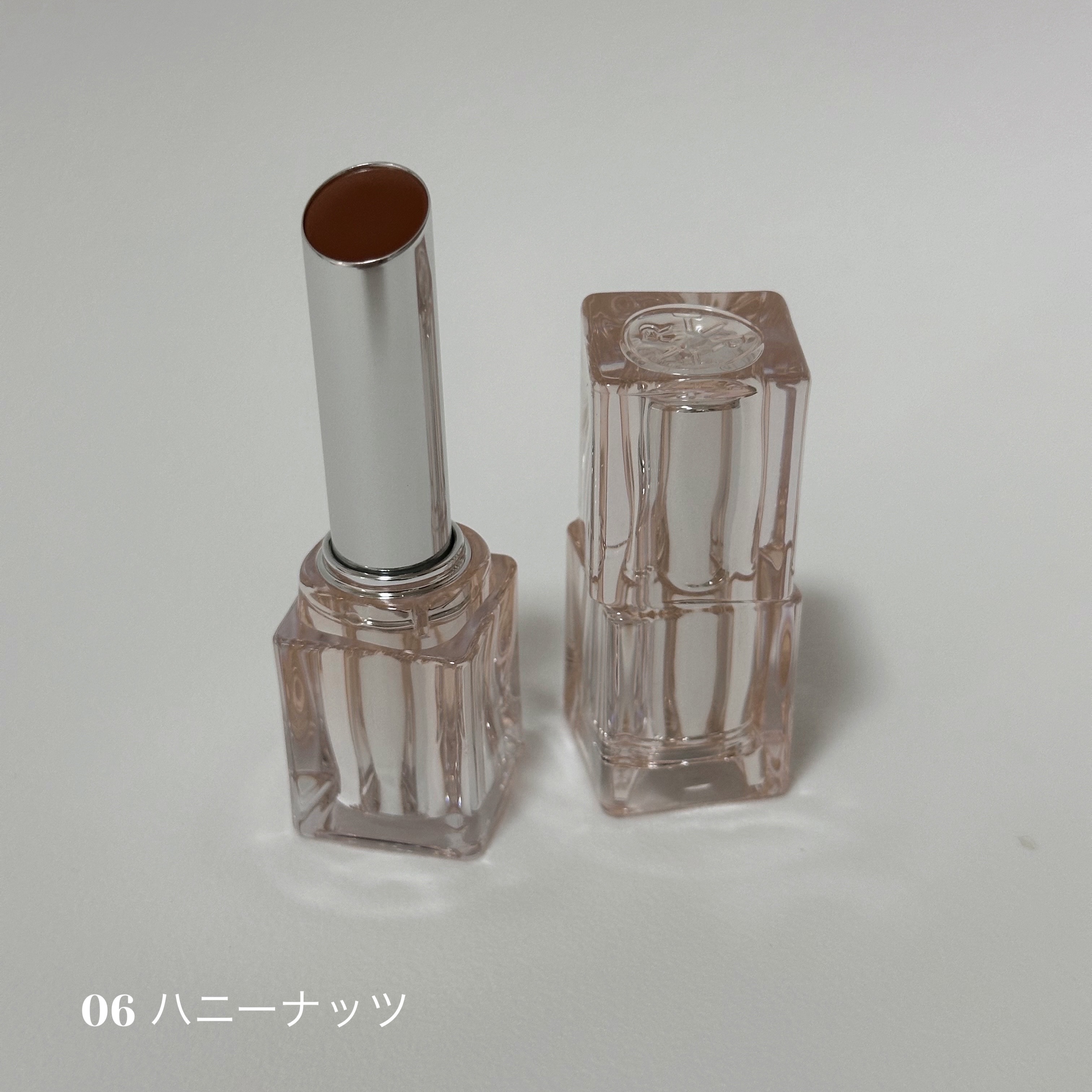 ウォーターリズムグロウメルティングバーム 06 ハニーナッツ/TIRTIR(ティルティル)/口紅を使ったクチコミ（2枚目）