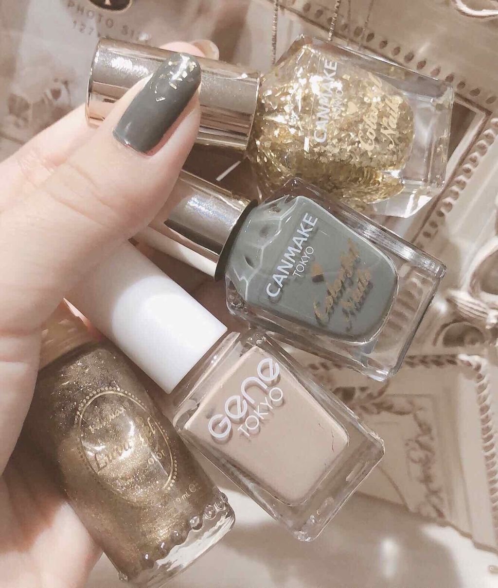 ウィンマックス ラブエンゼルネイルカラー/DAISO/マニキュアを使ったクチコミ（2枚目）