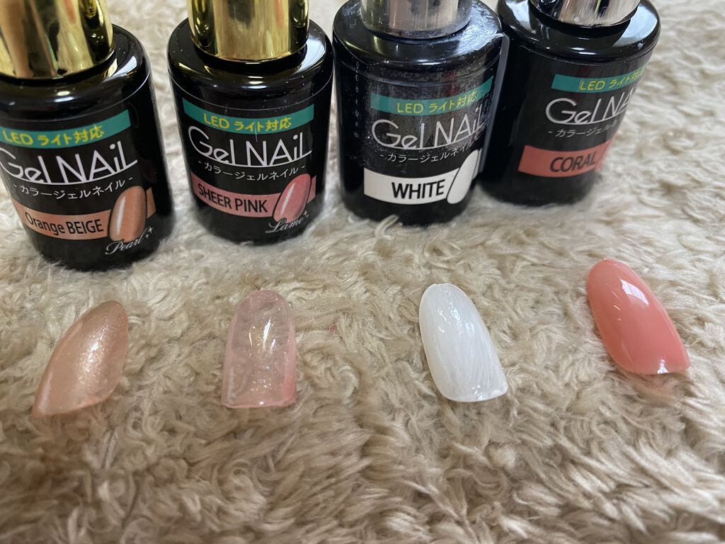 ジェルネイル（ライト対応）/セリア/ジェルネイルを使ったクチコミ（2枚目）