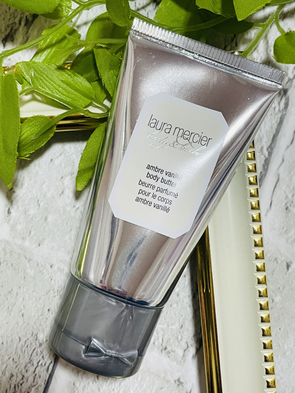 ボディバター アンバーバニラ/ローラ メルシエ/ボディクリームを使ったクチコミ（1枚目）