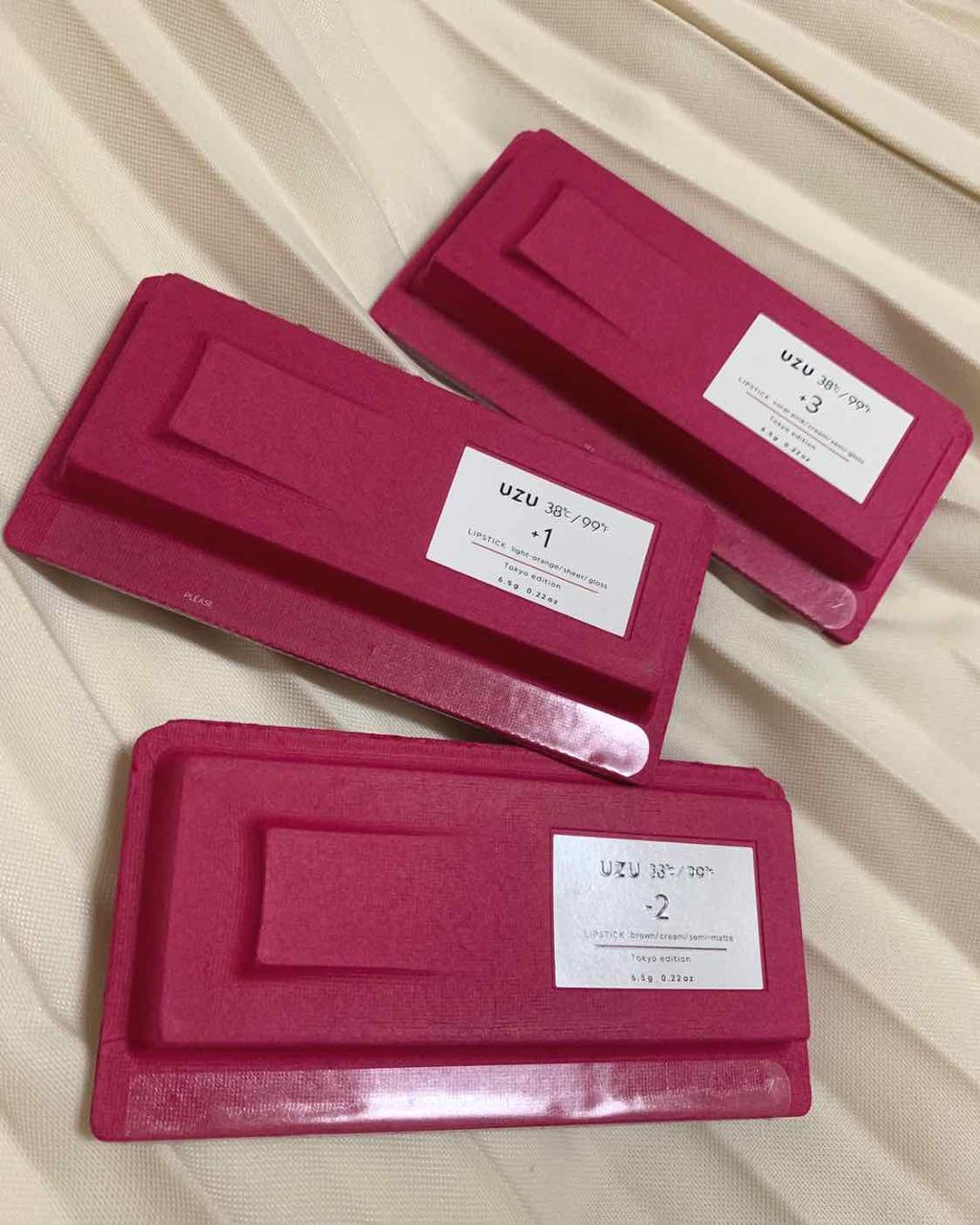 38°C / 99°F Lipstick <TOKYO>/UZU BY FLOWFUSHI/口紅を使ったクチコミ(1枚目)