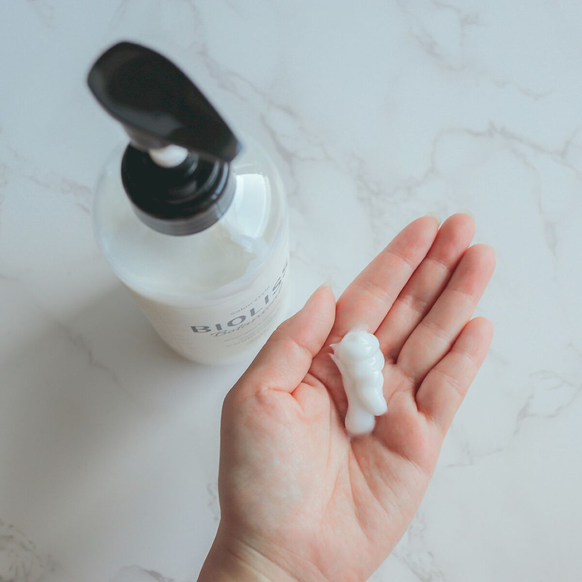 SSビオリス ボタニカル シャンプー／ヘアコンディショナー(ディープモイスト) コンディショナーポンプ480ml/SSビオリス/市販シャンプーを使ったクチコミ（3枚目）