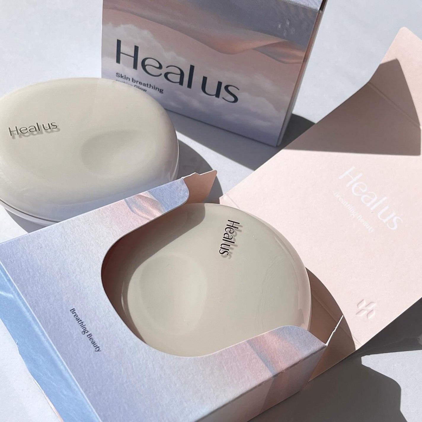 ブリージンググロークッション/Healus/クッションファンデーションを使ったクチコミ(1枚目)