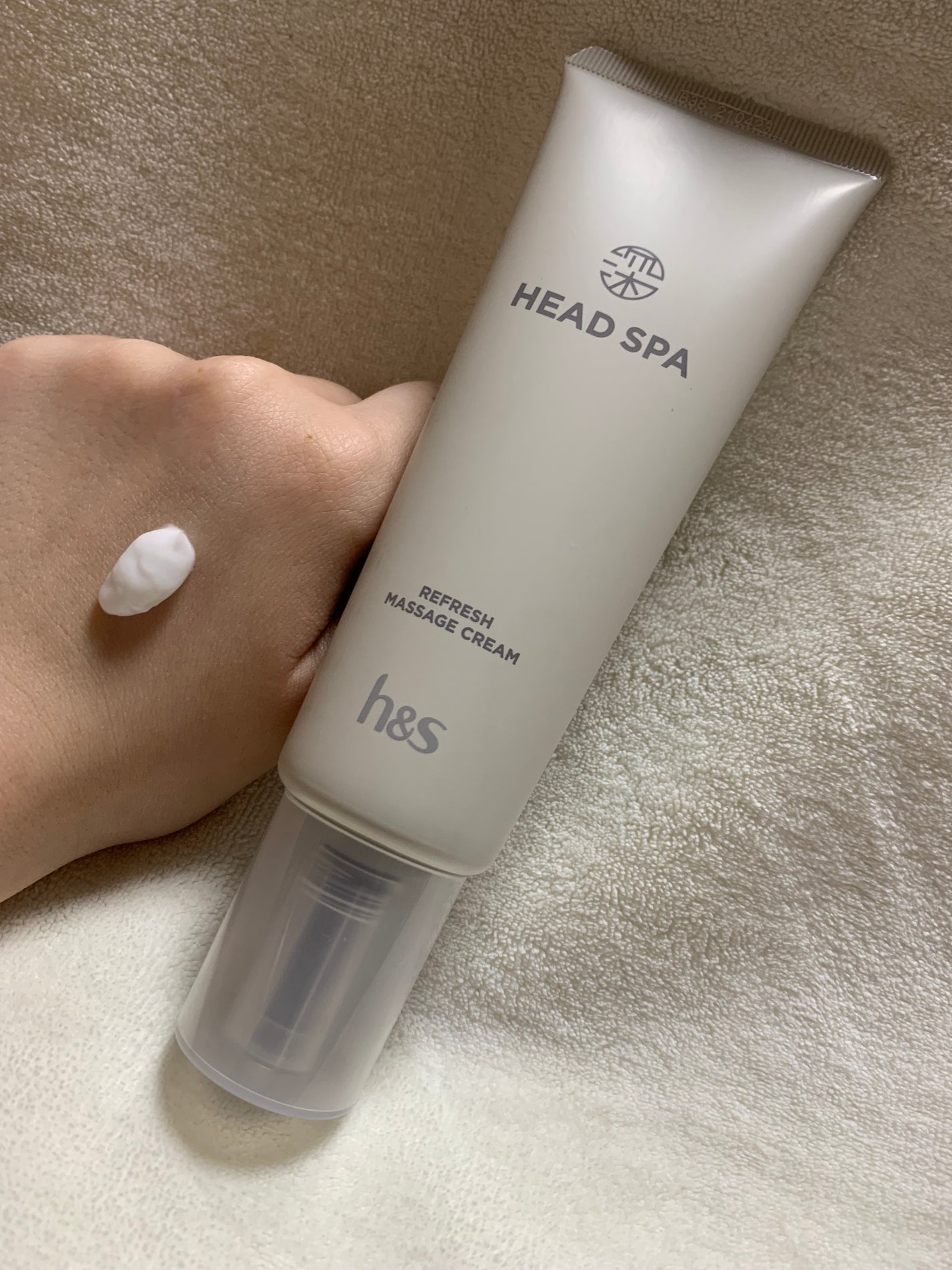 リフレッシュ マッサージクリーム/h&s/洗い流すヘアトリートメントを使ったクチコミ(2枚目)