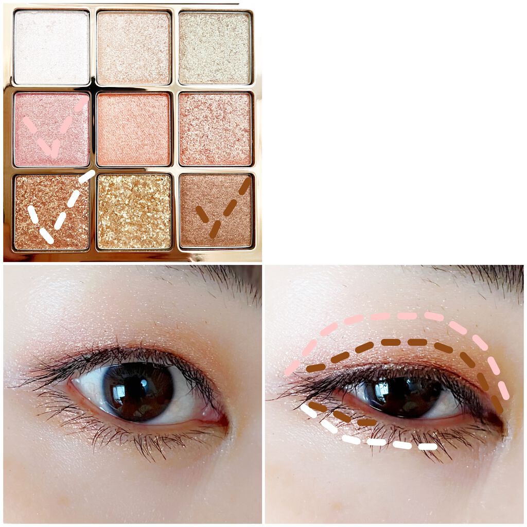 ワンピックアイシャドウパレット/APLIN/アイシャドウパレットを使ったクチコミ(3枚目)