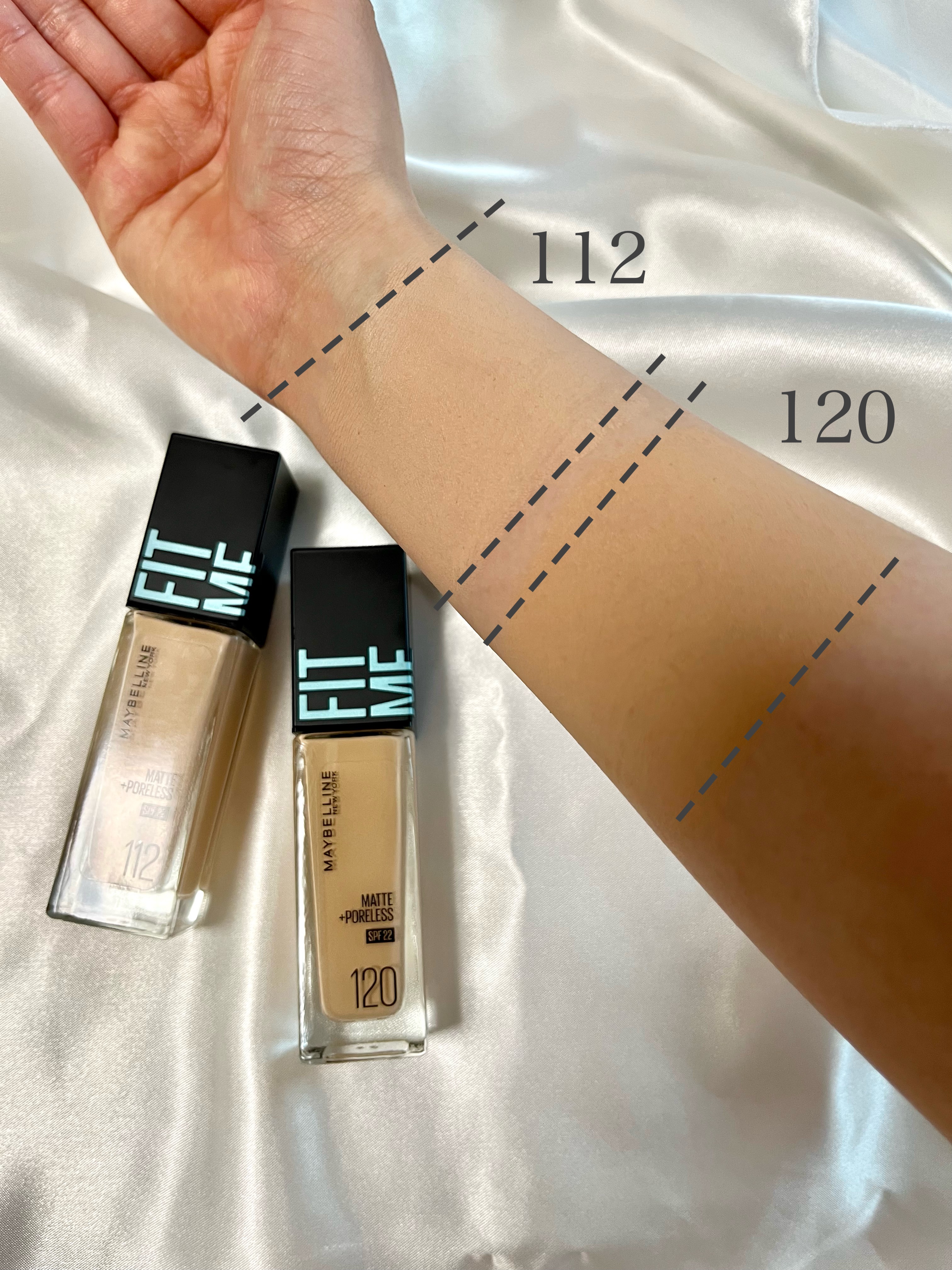 フィットミー リキッドファンデーション R/MAYBELLINE NEW YORK/リキッドファンデーションを使ったクチコミ（2枚目）