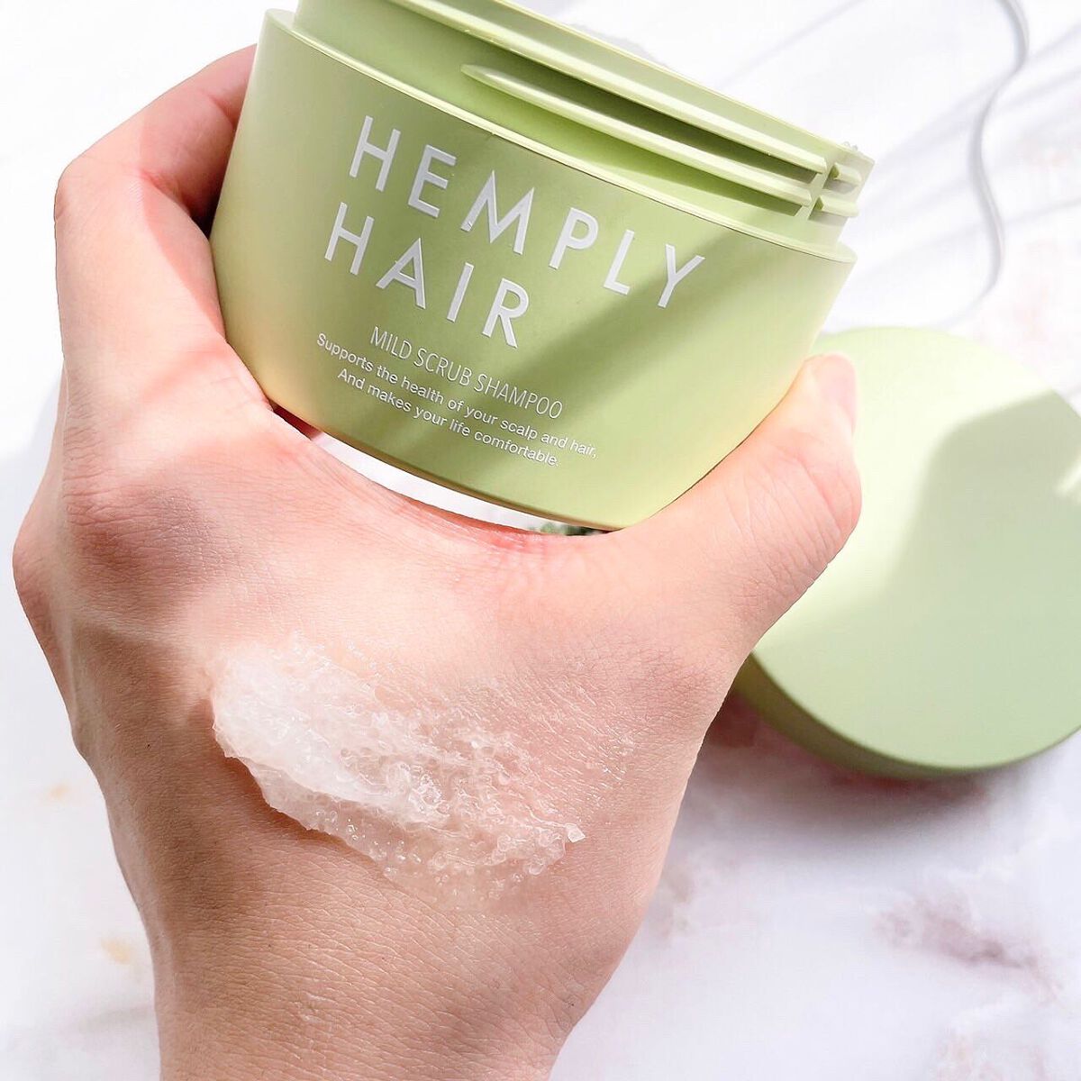 マイルドスクラブシャンプー/HEMPLY HAIR/市販シャンプーを使ったクチコミ(3枚目)