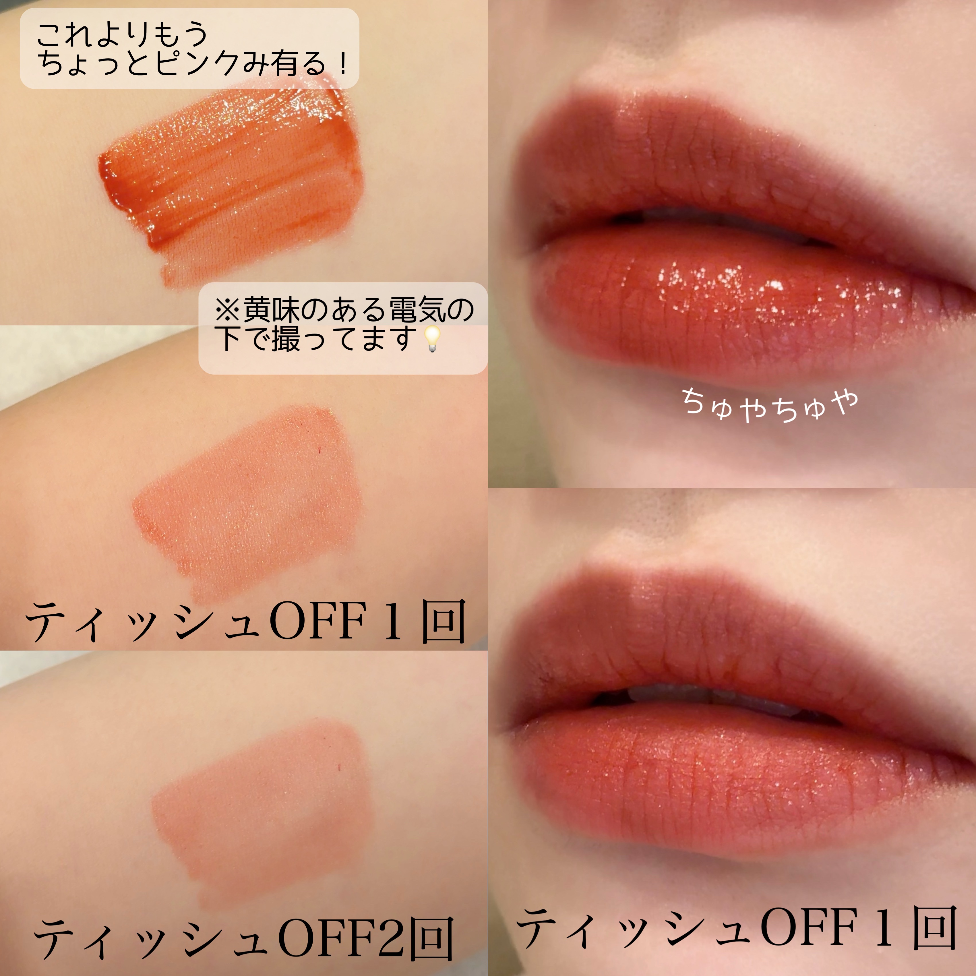 ブラーグロイリップティント 209 フィデス/Dinto/リップティントを使ったクチコミ（2枚目）