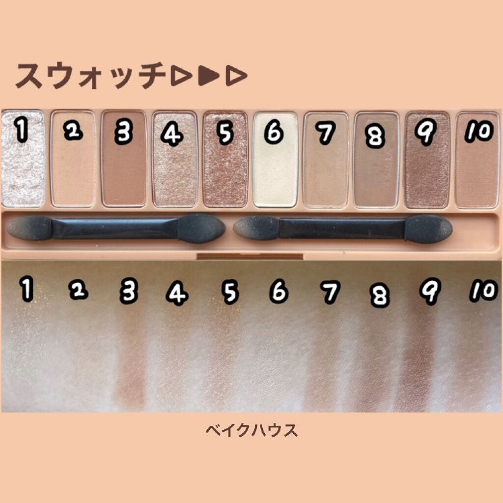 プレイカラー アイシャドウ/ETUDE/アイシャドウパレットを使ったクチコミ（3枚目）