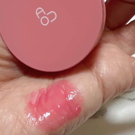 GLOWY TINT BALM/AOU/リップグロスを使ったクチコミ(2枚目)