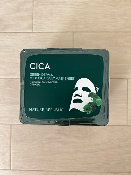 グリーンダーマCICA デイリーシートマスク/ネイチャーリパブリック/シートマスク・パックを使ったクチコミ(1枚目)