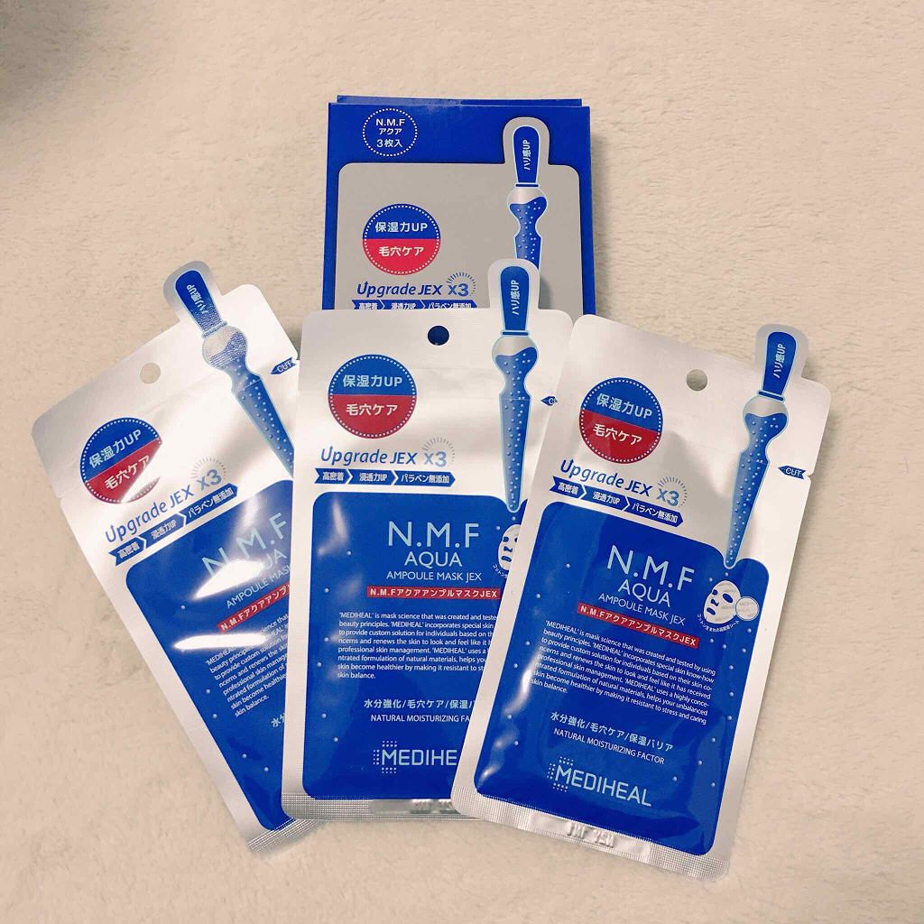 N.M.FアクアアンプルマスクJEX/MEDIHEAL/シートマスク・パックを使ったクチコミ(1枚目)