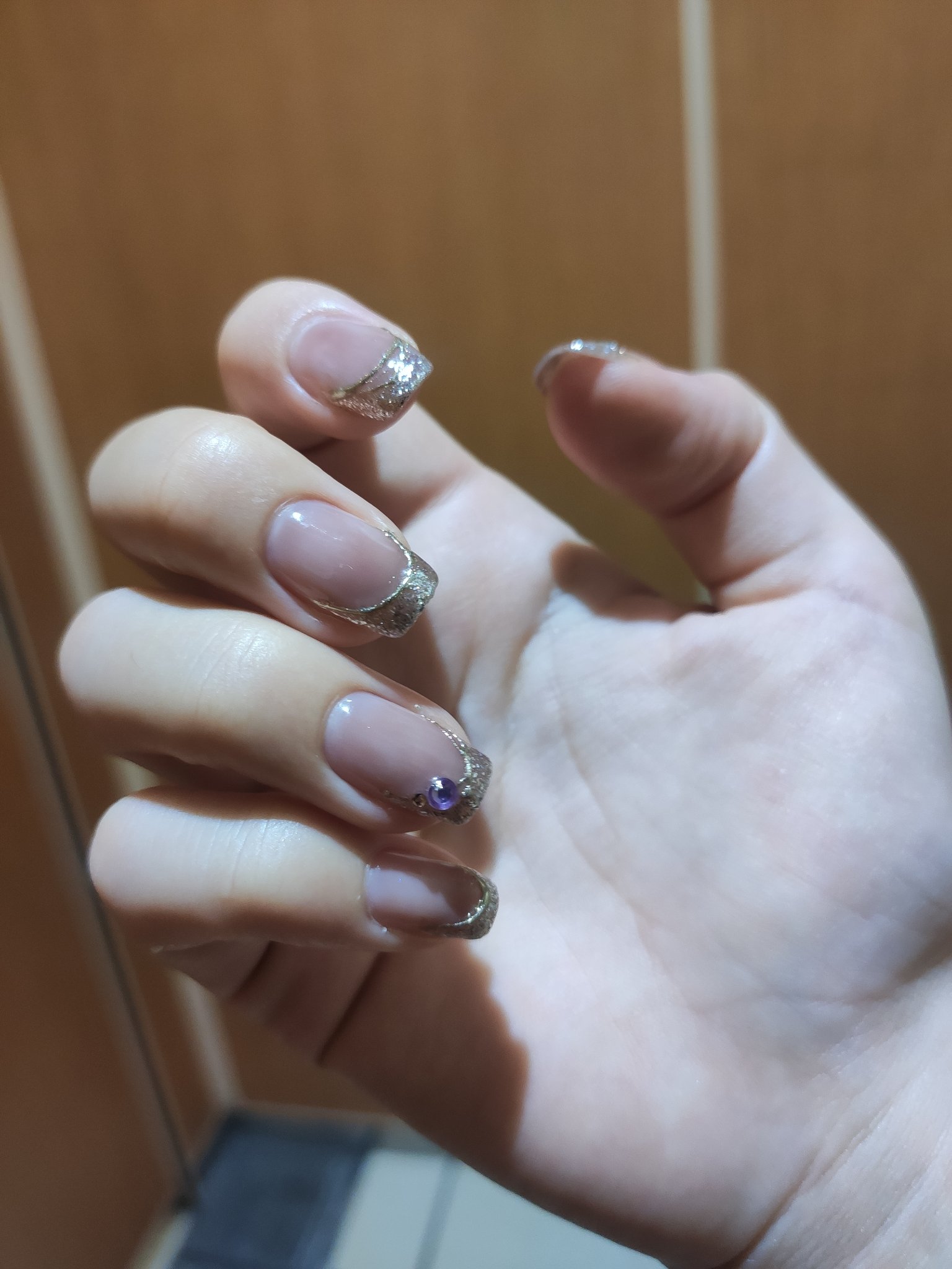 ジェルネイル（ライト対応）/セリア/ジェルネイルを使ったクチコミ（2枚目）