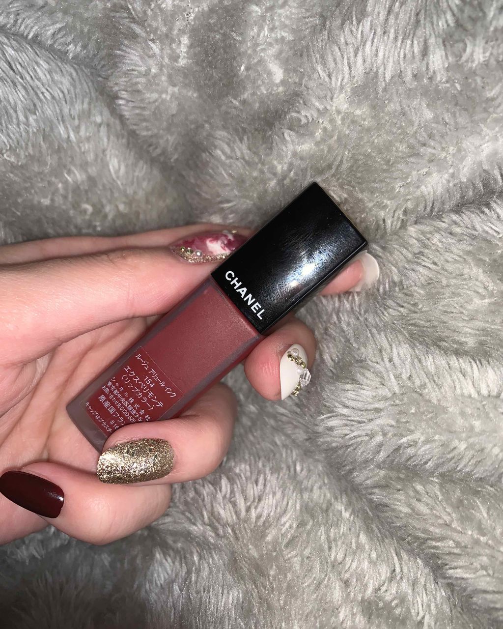 ルージュ アリュール インク 154 エクスペリモンテ/CHANEL/口紅を使ったクチコミ（1枚目）
