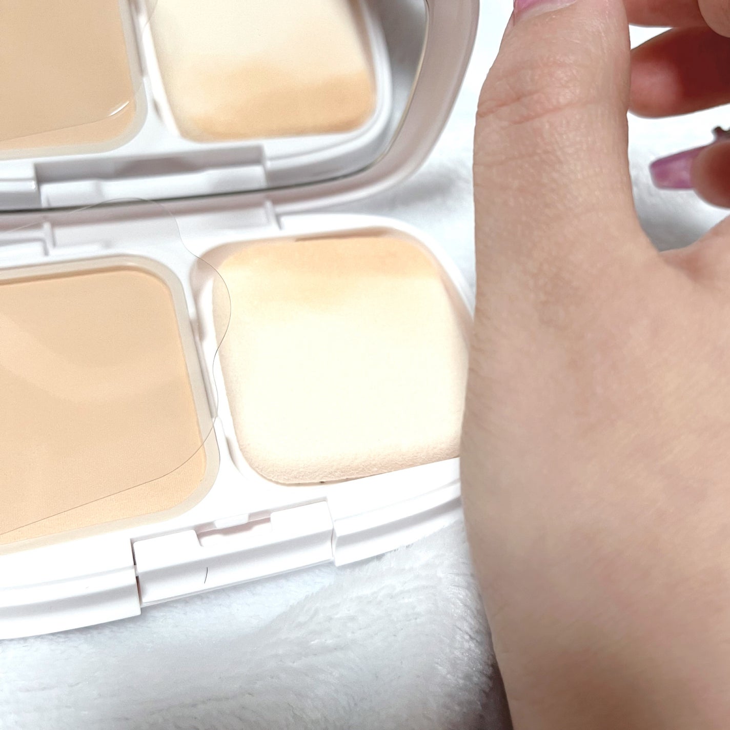 パウダーファンデーション/media luxe/パウダーファンデーションを使ったクチコミ(5枚目)