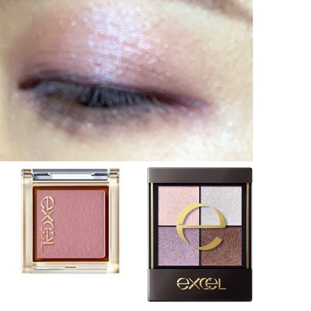 リアルクローズシャドウ/excel/アイシャドウパレットを使ったクチコミ(3枚目)