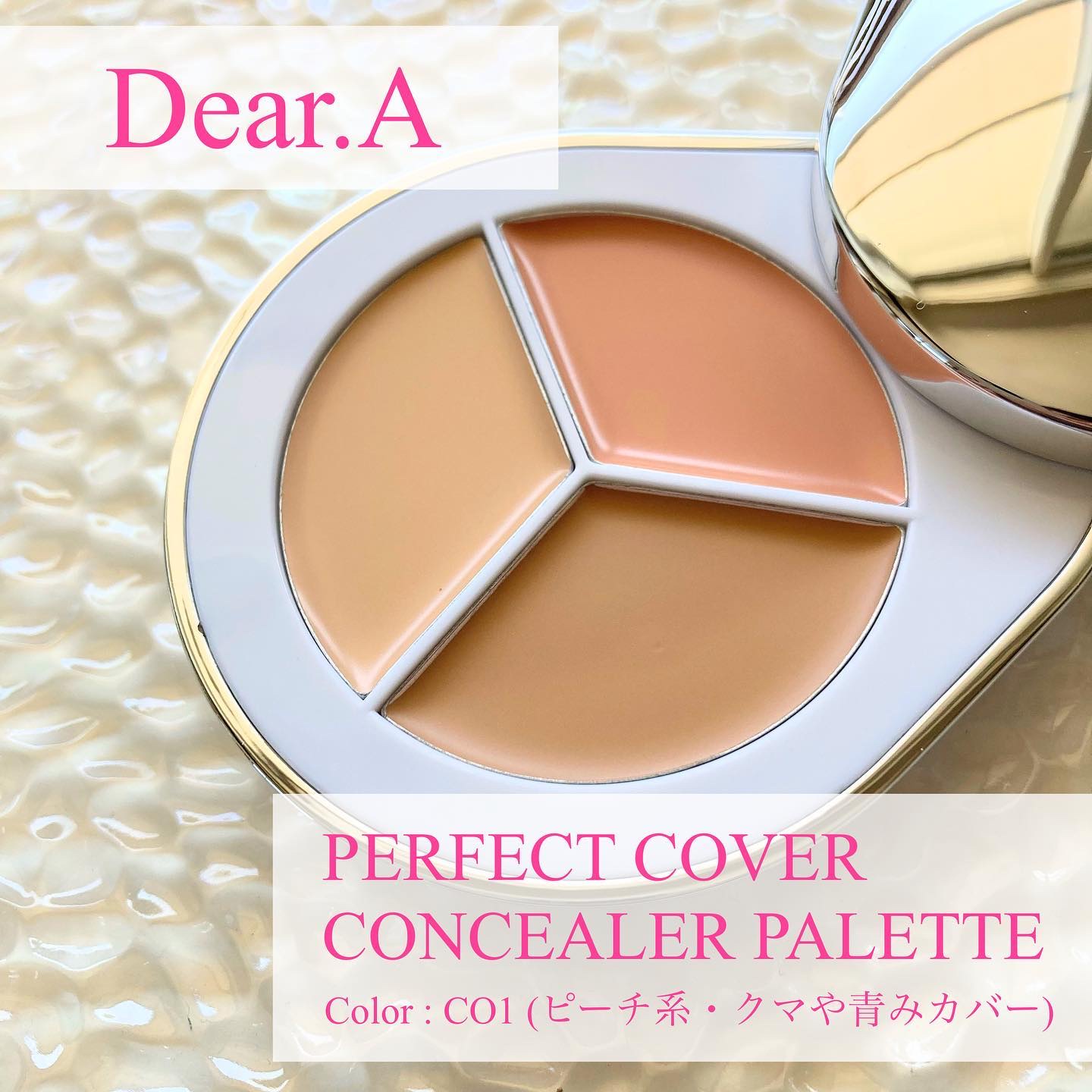 パーフェクトカバー コンシーラーパレット C01/Dear.A/パレットコンシーラーを使ったクチコミ（1枚目）