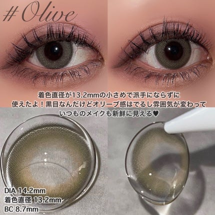 Ending 1day/OLENS/ワンデー(1DAY)カラコンを使ったクチコミ(3枚目)