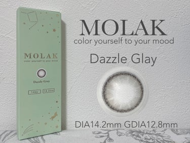 MOLAK 1day ダズルグレー/MOLAK/ワンデー（１DAY）カラコンを使ったクチコミ（1枚目）