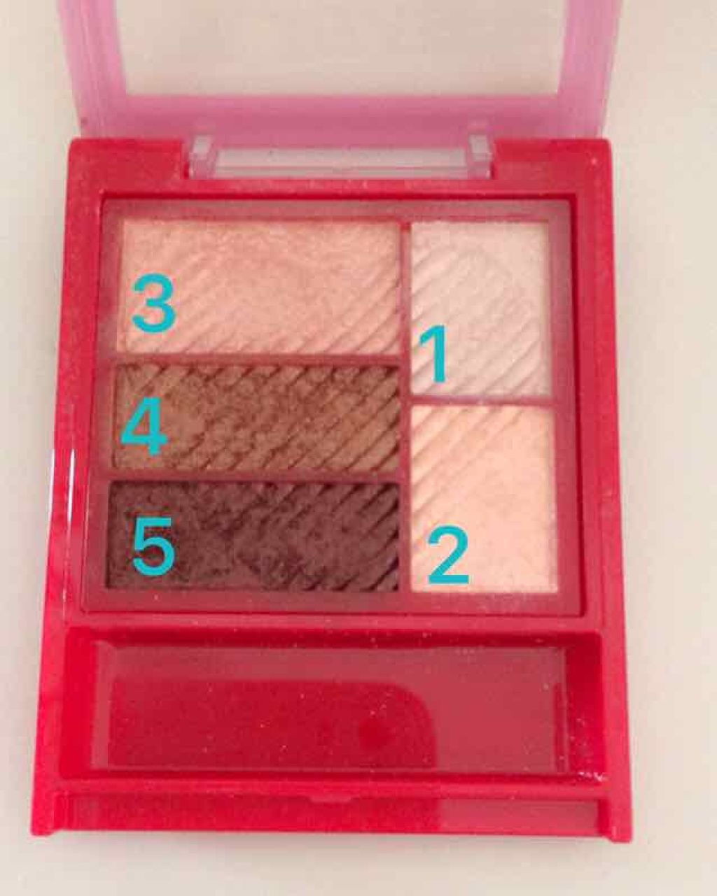 トリプルレシピアイズ/インテグレート/アイシャドウパレットを使ったクチコミ（2枚目）