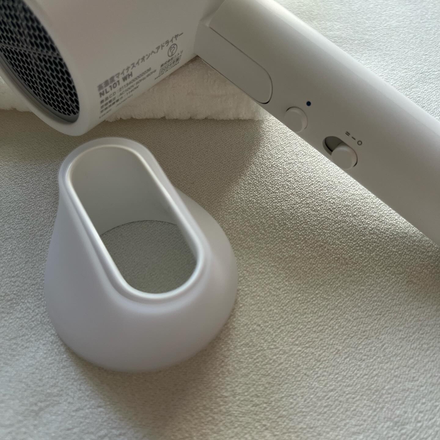 高濃度マイナスイオンヘアドライヤー/ニトリ/ドライヤーを使ったクチコミ（3枚目）