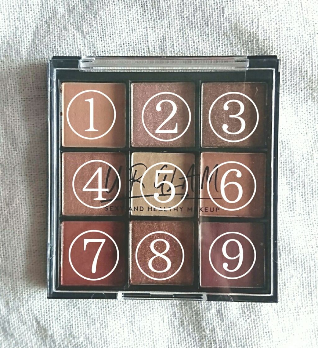 UR GLAM BLOOMING EYE COLOR PALETTE/U R GLAM/アイシャドウパレットを使ったクチコミ(2枚目)