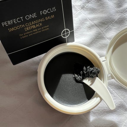パーフェクトワンフォーカス スムースクレンジングバーム ディープブラック/PERFECT ONE  FOCUS/クレンジングバームを使ったクチコミ(2枚目)