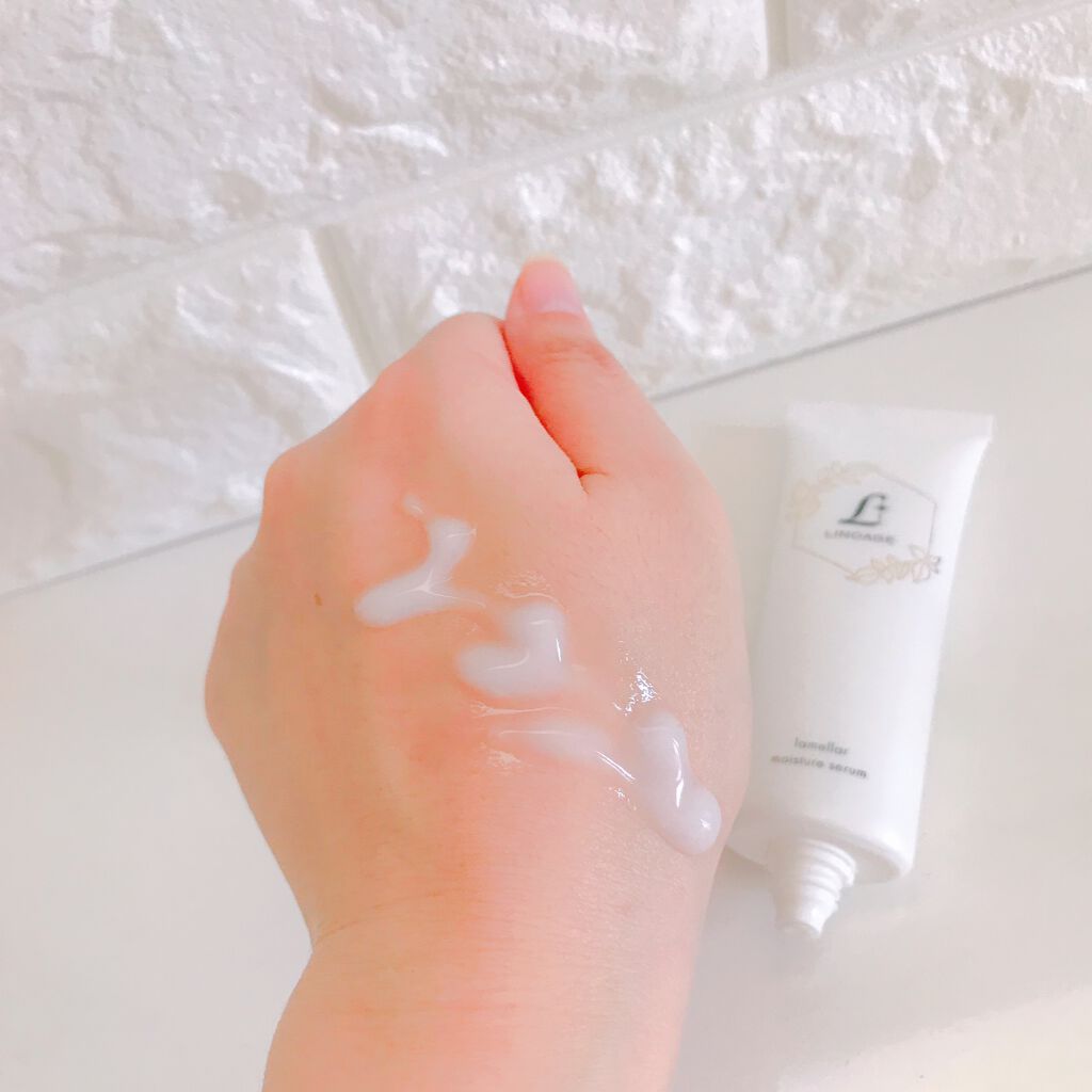 ラメラモイスチャーセラム/LINOAGE/美容液を使ったクチコミ（3枚目）