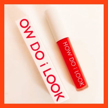 HOWDOiLOOK エマルジョンリップティントのクチコミ「「HOWDOiLOOK EMULSION LIPTINT」

英語の文字がかっこいいリップティ.....」（1枚目）