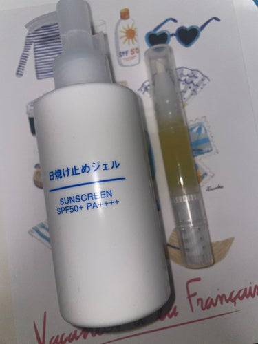 日焼け止めジェル　ＳＰＦ５０＋/無印良品/日焼け止め・UVケアを使ったクチコミ（1枚目）