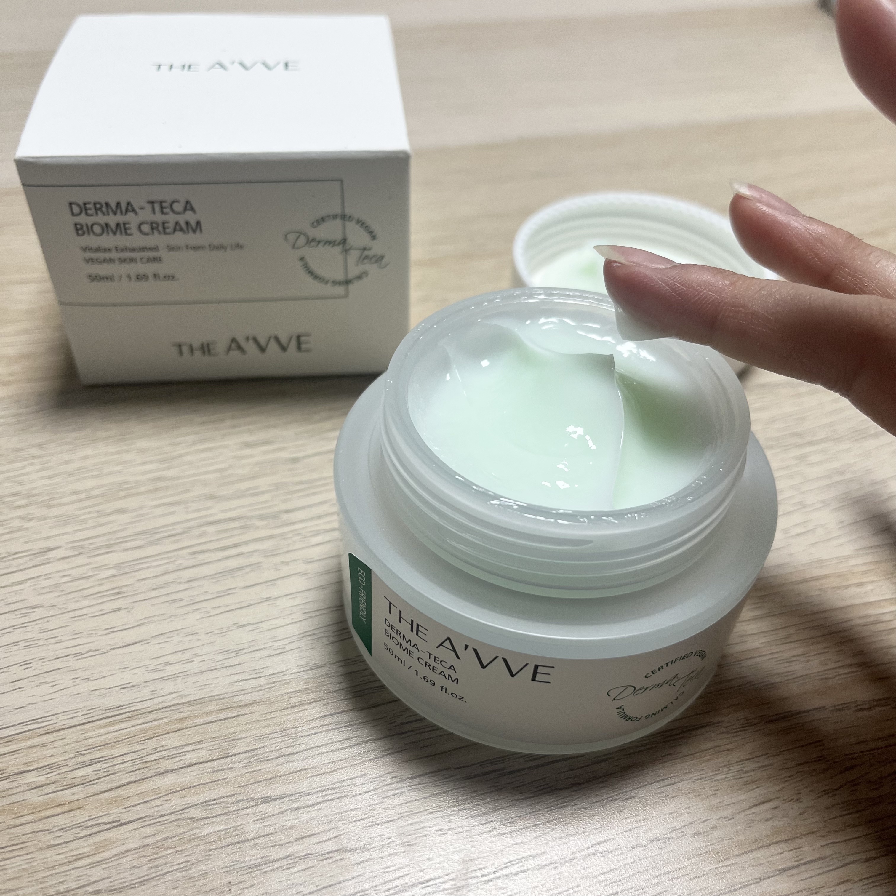 ダーマテカバイオームクリーム/THE A'VVE/フェイスクリームを使ったクチコミ（2枚目）
