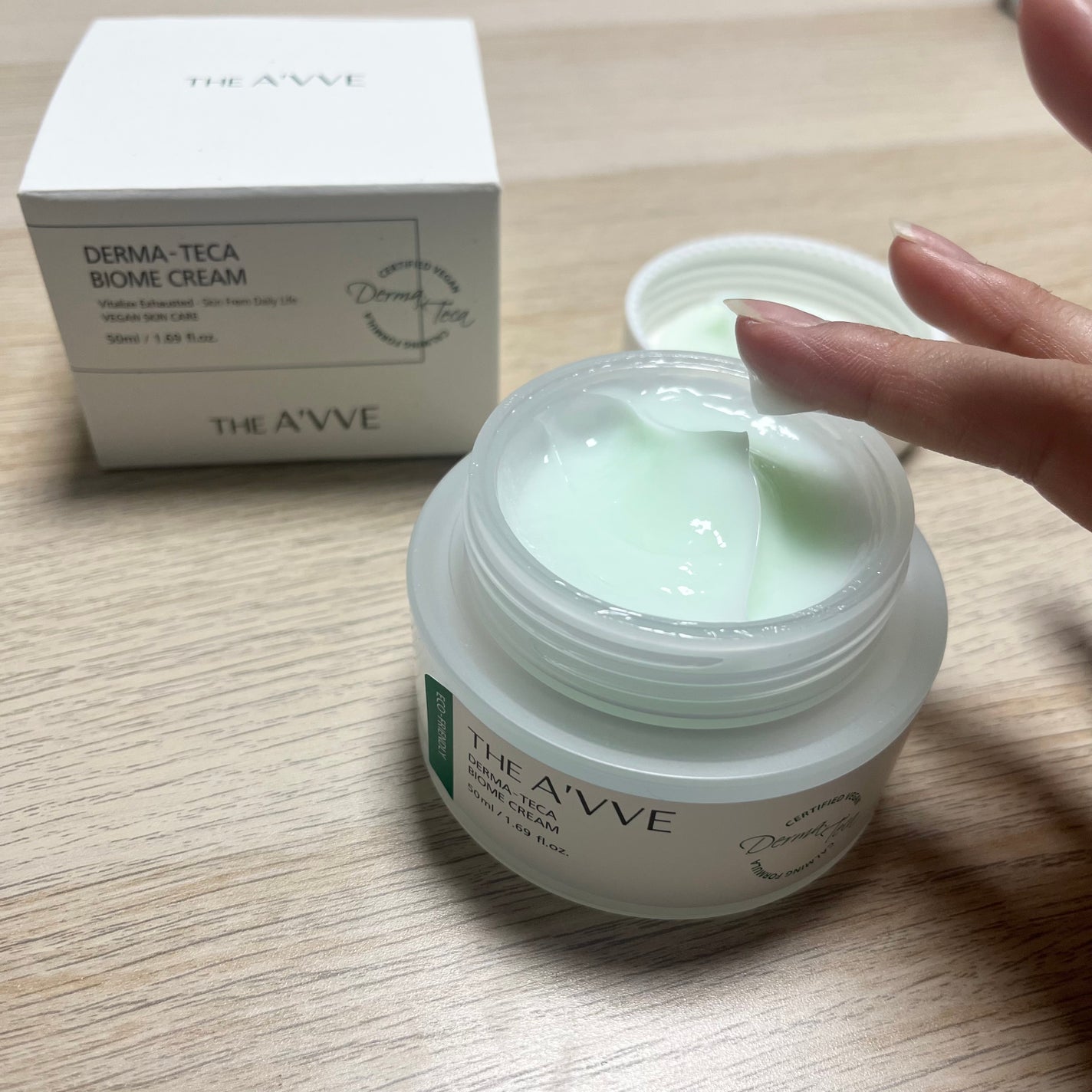 ダーマテカバイオームクリーム/THE A'VVE/フェイスクリームを使ったクチコミ(2枚目)