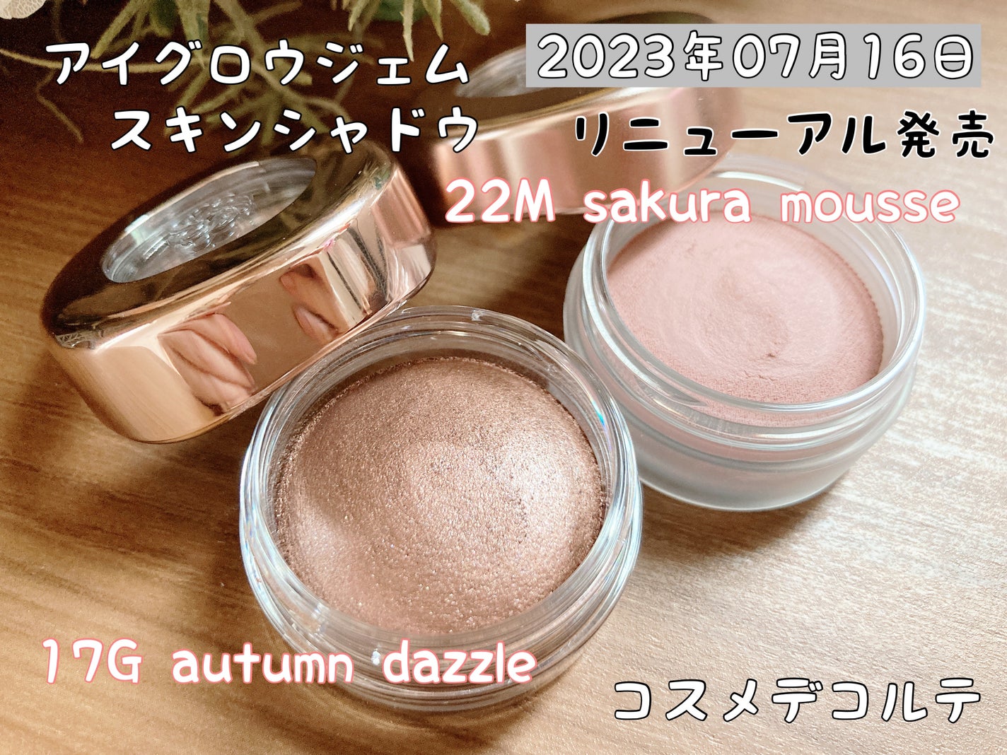 アイグロウジェム スキンシャドウ/DECORTÉ/ジェル・クリームアイシャドウを使ったクチコミ(1枚目)