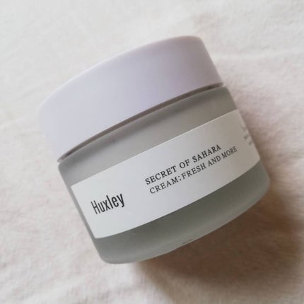 クリーム;モアザンモイスト/Huxley/フェイスクリームを使ったクチコミ(1枚目)