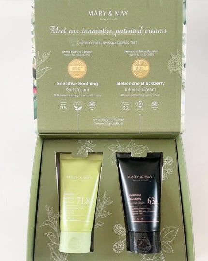 Sensitive Soothing Gel Cream/MARY&MAY/フェイスクリームを使ったクチコミ(2枚目)