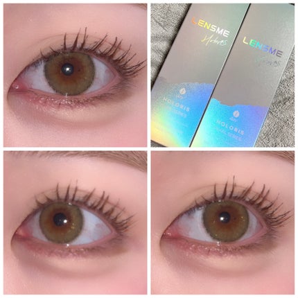 ロゼオリーブグリーン/LENSME/カラーコンタクトレンズを使ったクチコミ(3枚目)