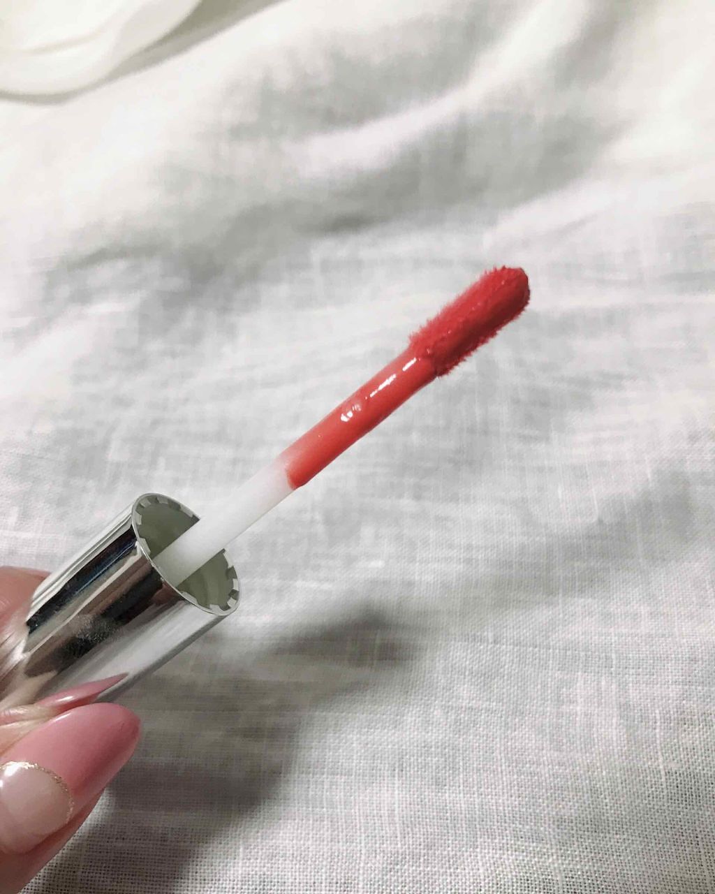 ジューシーレディリキッドチーク/キャンメイク/リキッドチークを使ったクチコミ（2枚目）