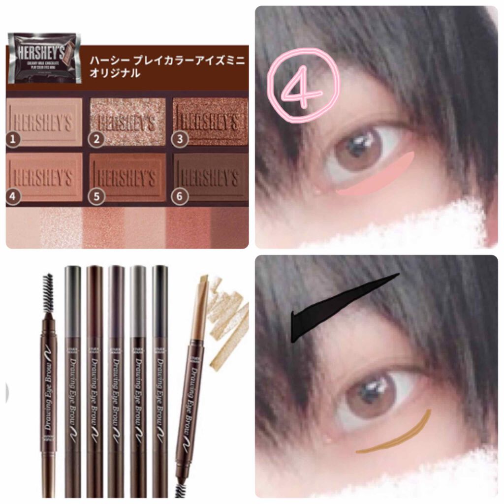 ドローイング アイブロウ ペンシル/ETUDE/アイブロウペンシルを使ったクチコミ（3枚目）